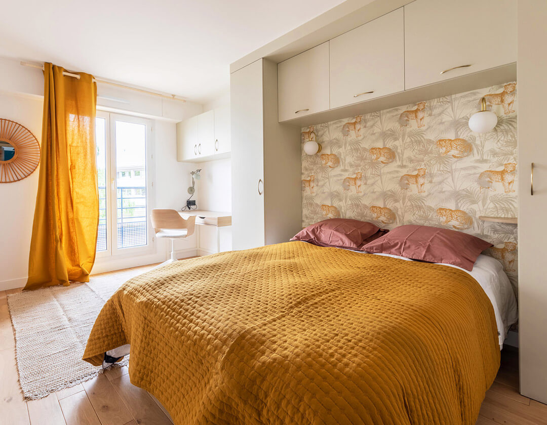 Chambre du Coliving Auguste Mounié Une des chambres du Coliving Auguste Mounié