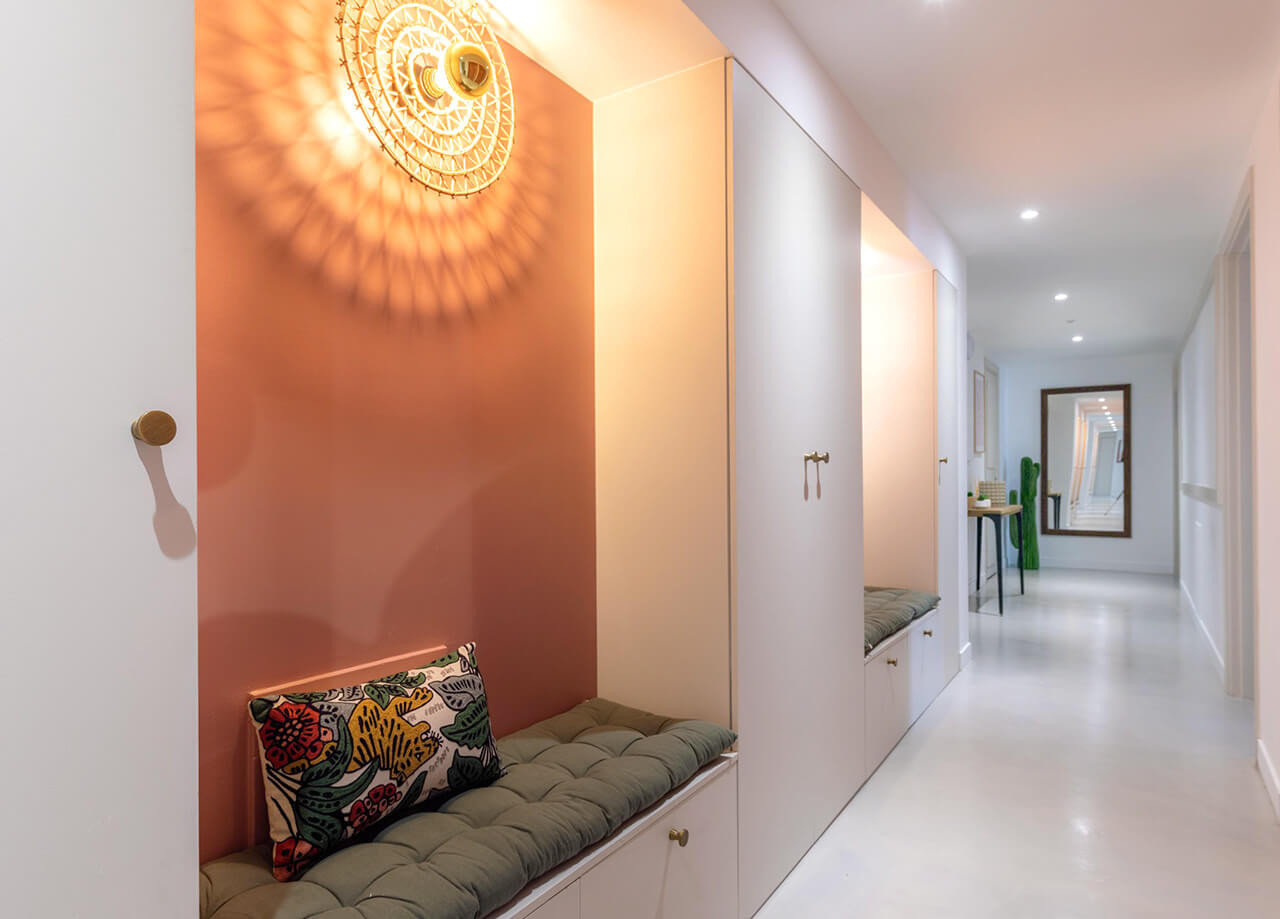 Entrée et couloir du Coliving Espace repas du coliving Auguste Mounier